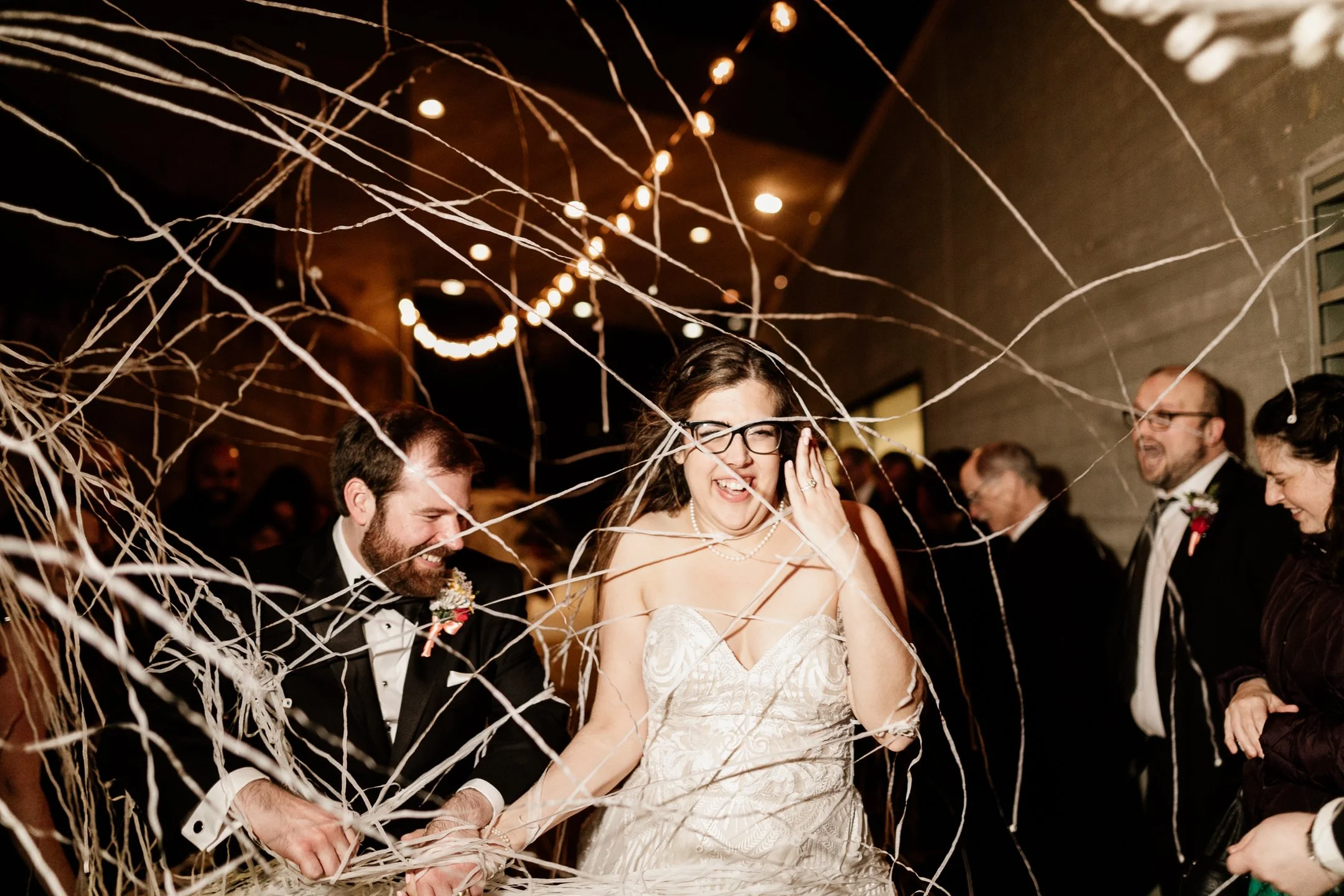 Bride and groom exchanging private vows on wedding day